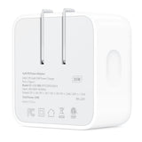 POWERPEAK 35W DUAL USB-C PD WALL POWER ADAPTER - WHITE