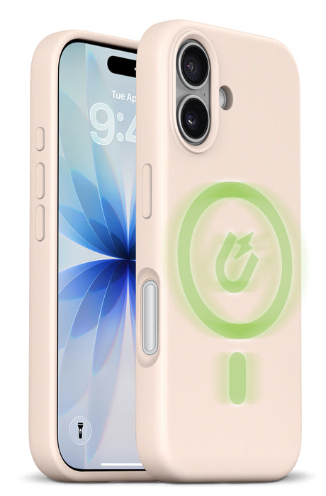 xBase iPhone 17 Liquid Silicone Gel/Rubber MagSafe Compatible Case - Pink - image 2