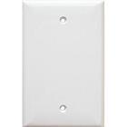 MID-SIZED BLANK WALL PLATE WHITE