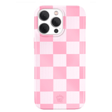 Velvet Caviar - Magsafe Case For Apple Iphone 15 Pro Max - Pink Pastel Checker