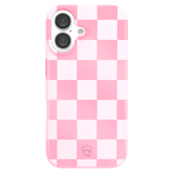 Velvet Caviar - Magsafe Case For Apple Iphone 16 - Pink Pastel Checker