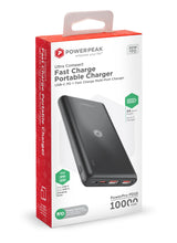 POWERPEAK 10000MAH PD FAST CHARGE PORTABLE CHARGER DUAL USB-