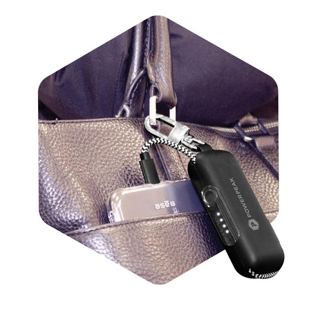PowerPeak Clip On Ultra Portable Charger with Integrated USB