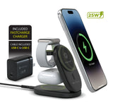 PowerPeak 3-in-1 Folding MagCharge Wireless Charging Station - 15W - image 2