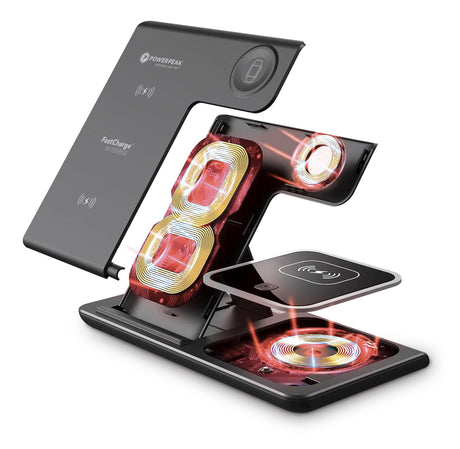 POWERPEAK 3 IN 1 WIRELESS CHARGING STATION - FOLDABLE - image 2