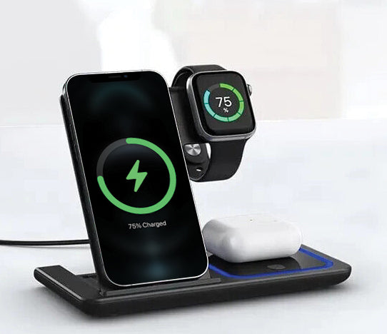 POWERPEAK 3 IN 1 WIRELESS CHARGING STATION - FOLDABLE - image 3