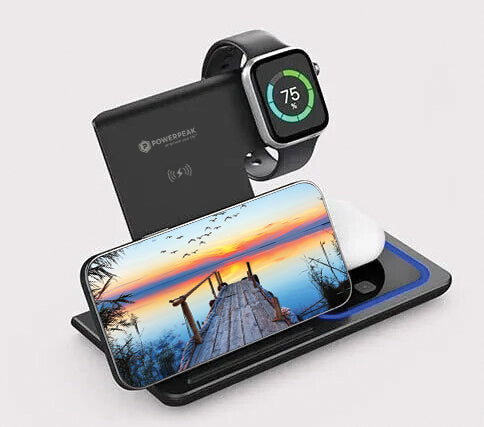 POWERPEAK 3 IN 1 WIRELESS CHARGING STATION - FOLDABLE - image 4
