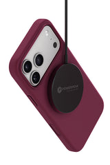 iPhone 18 Pro Max/17 Pro Max - Liquid Silicone Gel MagSafe Compatible Case - Black Cherry - image 3