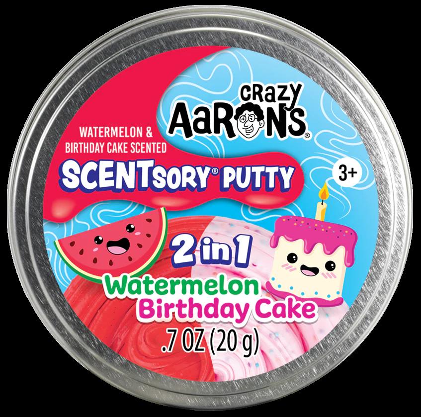 Crazy Aaron's WATERMELON/BIRTHDAY CAKE 2.75" PUTTY