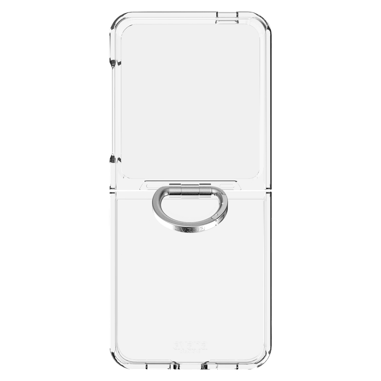 Avana - Ice Case With Ring For Samsung Galaxy Z Flip6 - Clear