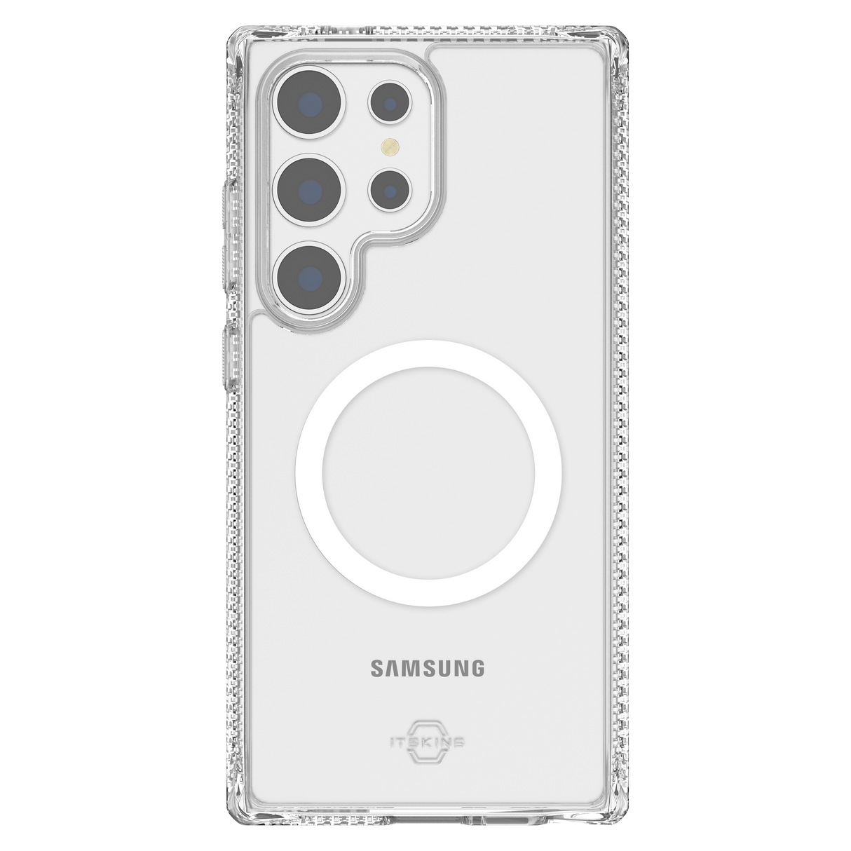 Itskins - Hybrid_r Clear Magsafe Case For Samsung Galaxy S24 Ultra - Transparent