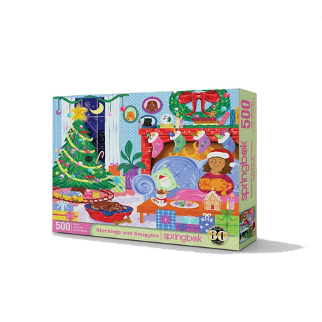 Springbok Stocking And Snuggles 500 Piece Puzzle