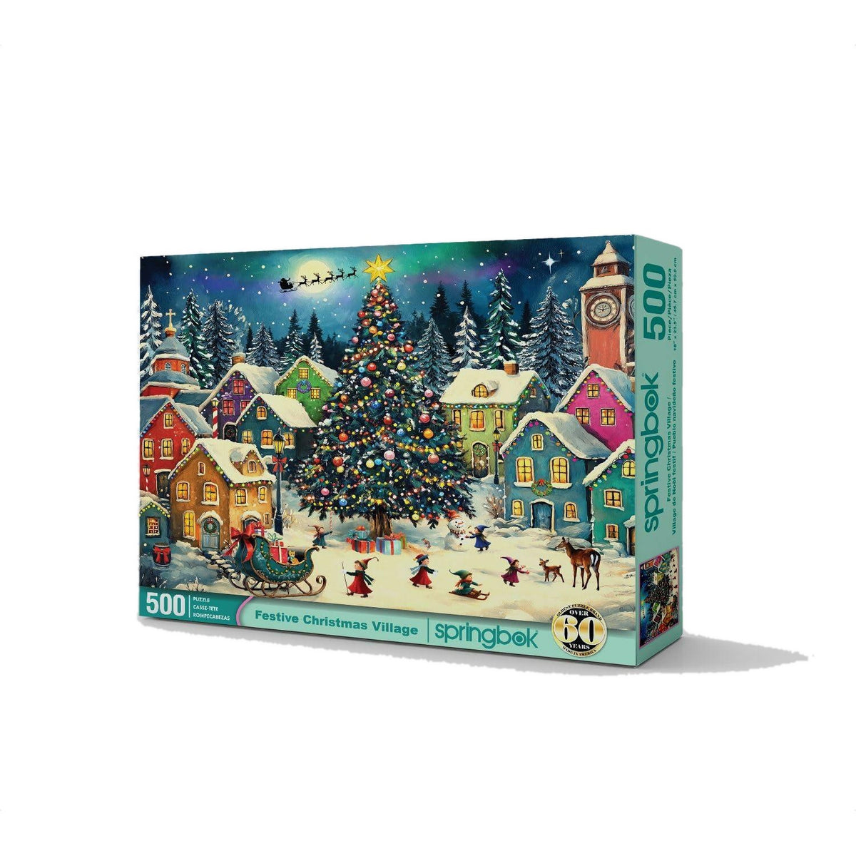 Springbok Festive Christmas Village 500 Piece Puzzle
