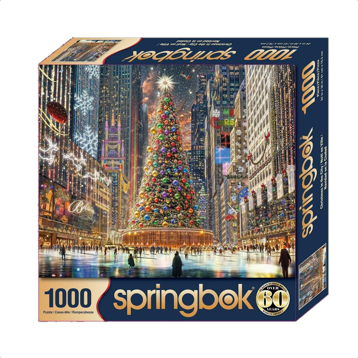 Springbok Christmas In The City 1000 Piece Puzzle