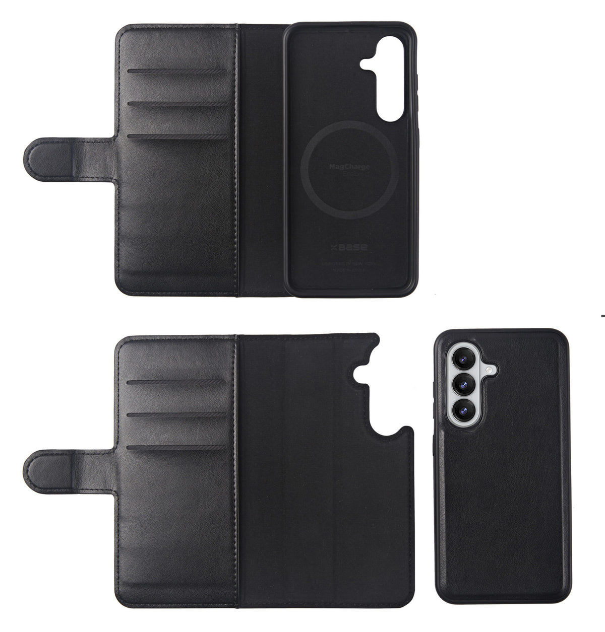 xBase Samsung S26 Exec Folio Wallet MagSafe Compatible Case - Black - image 2