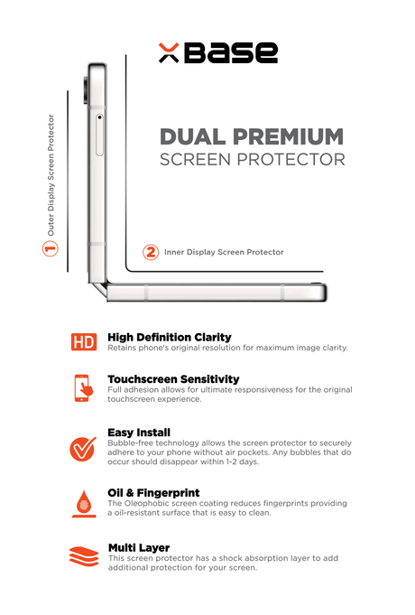 BASE SAMSUNG Z FLIP 5 PLEXISHIELD SCREEN PROTECTOR - image 3