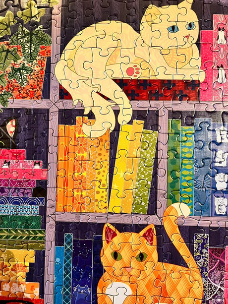 Cobble Hill RAINBOW CATS 500 Piece Puzzle - image 4