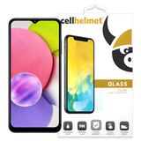 Cellhelmet - Tempered Glass Screen Protector For Samsung Galaxy A03s - Clear