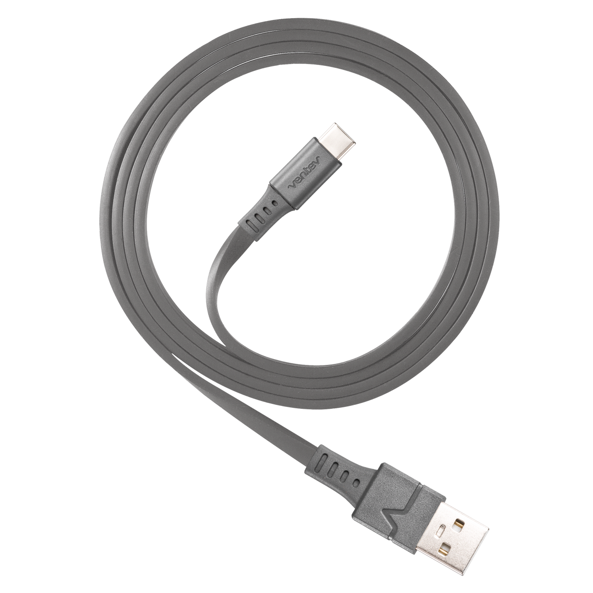 Ventev - Chargesync Usb A To Usb C 2.0 Cable 3.3ft - Gray