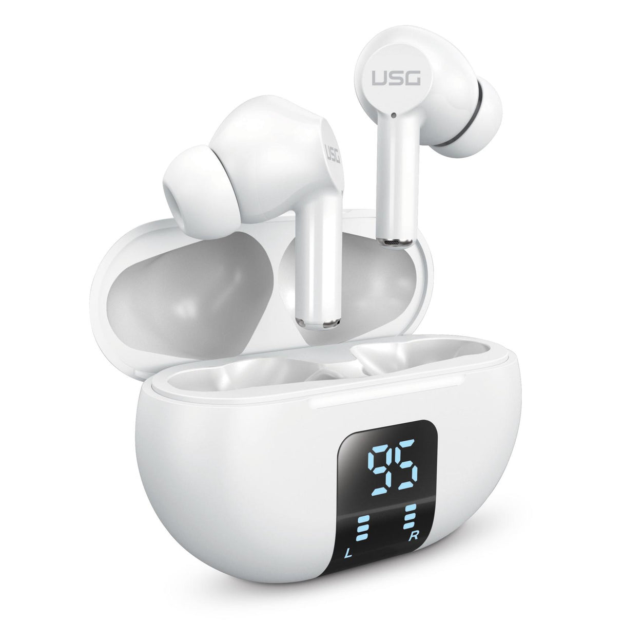 USG - AIRO TRUE WIRELESS BLUETOOTH EARBUDS - WHITE