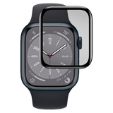 Gadget Guard - Plus Antimicrobial Flex $150 Guarantee Screen Protector For Apple Watch Series 8 45mm / Watch Series 9 45mm - Clear