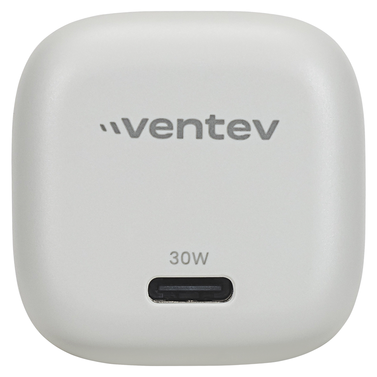 Ventev - 30w Ultrafast Usb C Universal Gan Mini Wall Charger - Gray