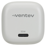 Ventev - 30w Ultrafast Usb C Universal Gan Mini Wall Charger - Gray