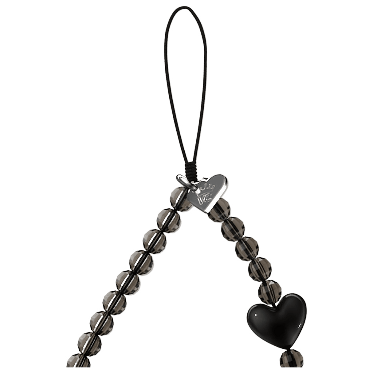 Velvet Caviar - Phone Charm - Black Heart