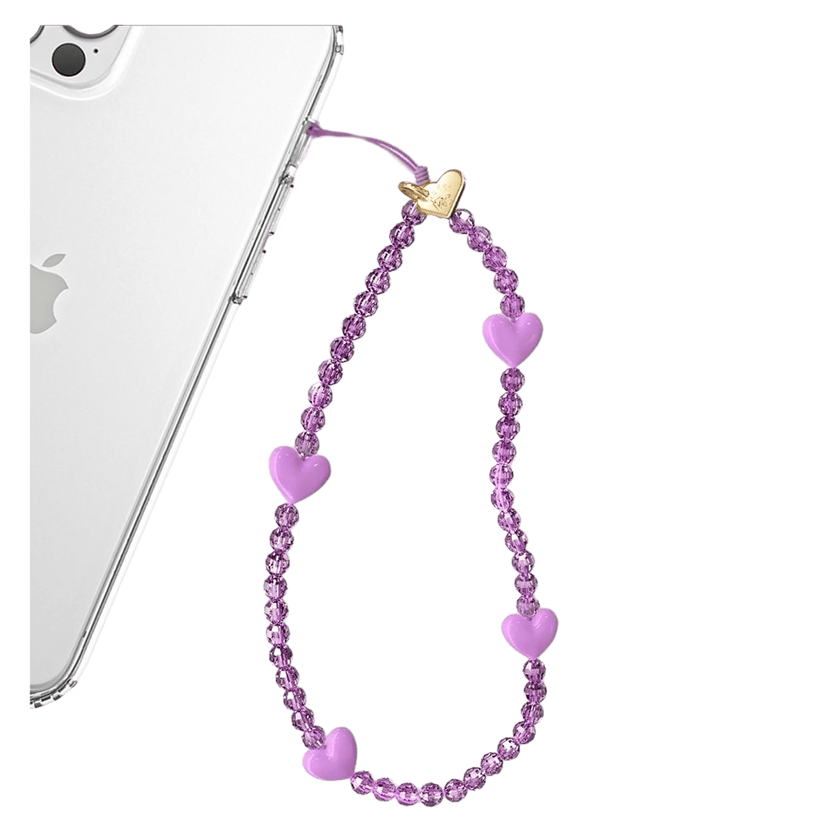 Velvet Caviar - Phone Charm - Purple Heart