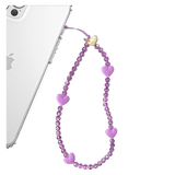 Velvet Caviar - Phone Charm - Purple Heart