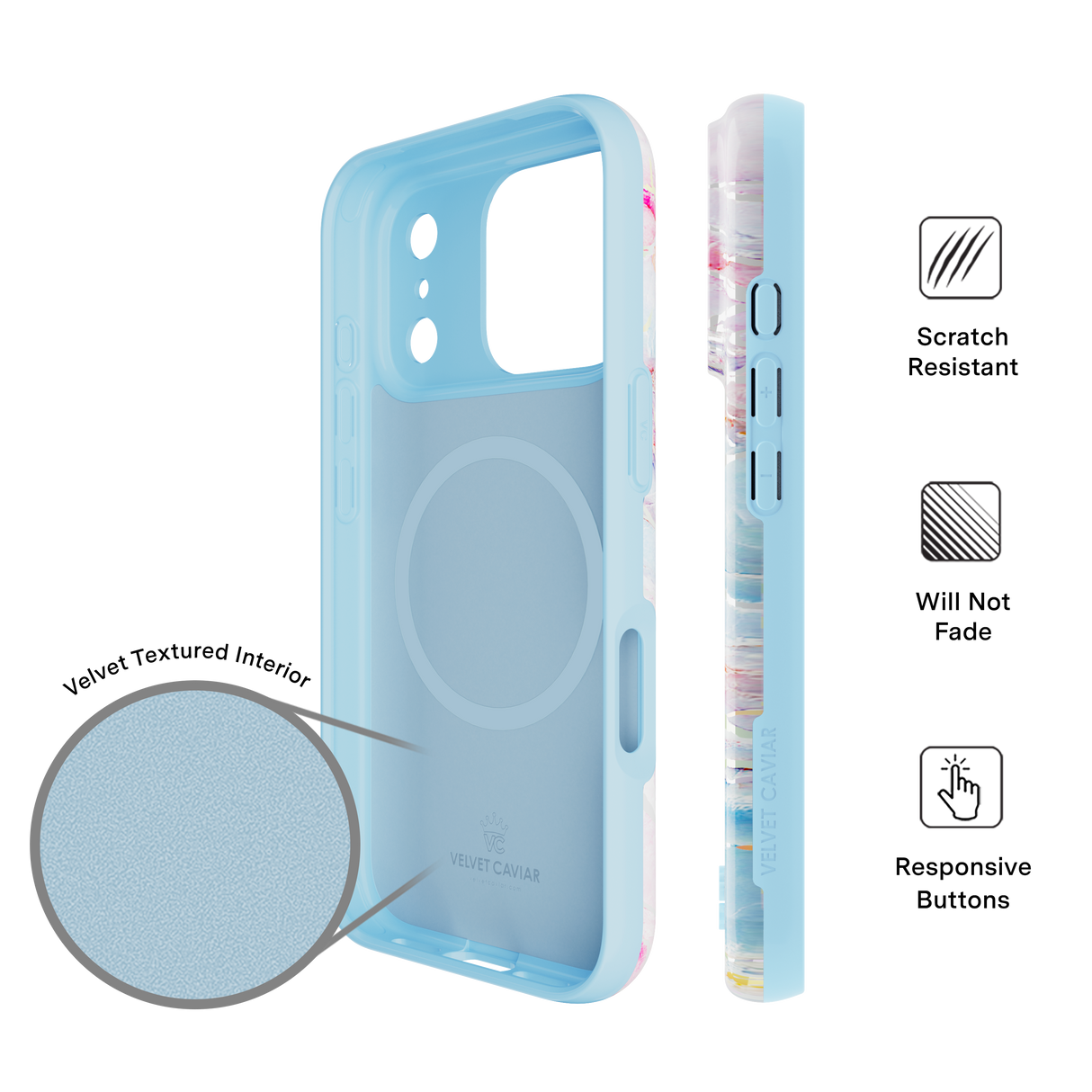 VELVET CAVIAR - IPhone 17 Pro MagSafe Case - Holo Moonstone