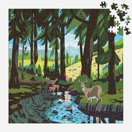 Galison - Woodland Pass 500 Piece Puzzle