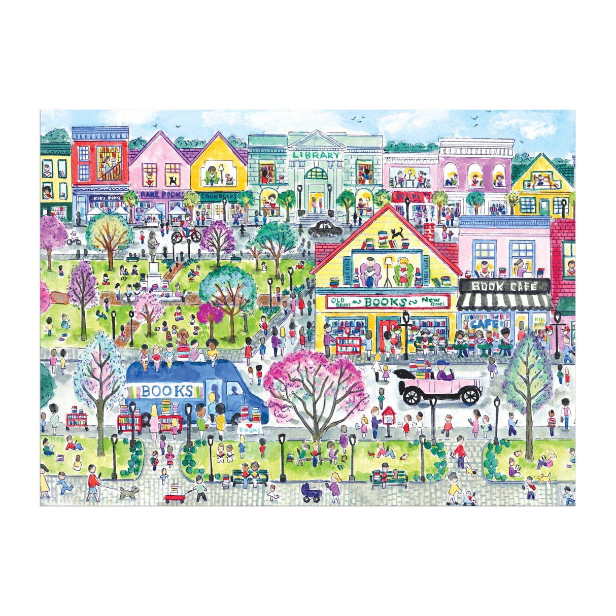 Galison - Michael Storrings Book Town 1000 Piece Puzzle