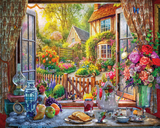 White Mountain Puzzles - Country Breakfast - 1000 Piece Jigsaw Puzzle