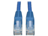 Tripp Lite Series Cat6 Gigabit Snagless Molded (UTP) Ethernet Cable (RJ45 M/M), PoE, Blue, 100 ft. (30.5 m)