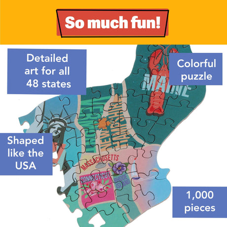 Wood Expressions - American Roadtrip Jigsaw Puzzle - 1,000 Pieces