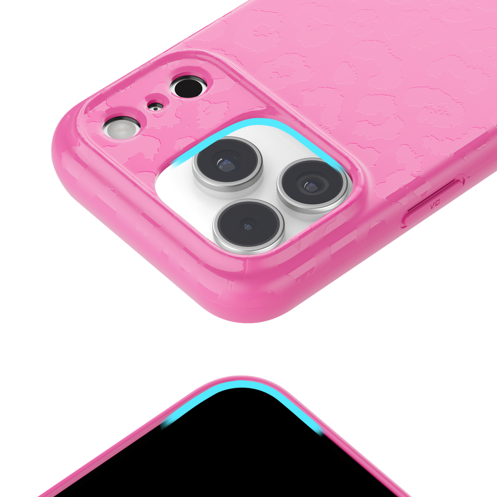 VELVET CAVIAR - IPhone 17 Pro MagSafe Case + Mag Phone Grip–Hot Pink Leopard