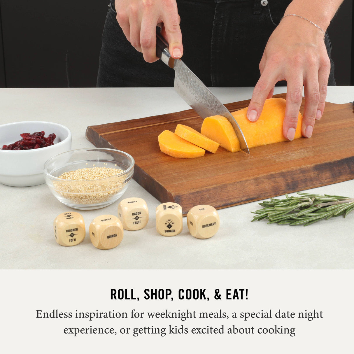 Two Tumbleweeds - Foodie Dice - Inspiration for Seasonal Dinners