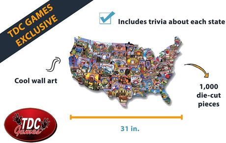 Wood Expressions - USA Vintage Postcards Jigsaw Puzzle - 1,000 pieces
