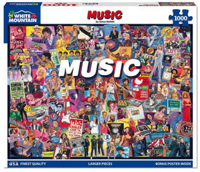 White Mountain Puzzles - Music - 1000 Piece Jigsaw Puzzle