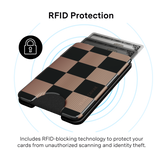 VELVET CAVIAR - 3pc Phone Accessory Gift Set - Mocha Vibe Checker