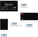 Mighty Max Battery 12V 7Ah F2 Replacement Battery for BB SH1228W