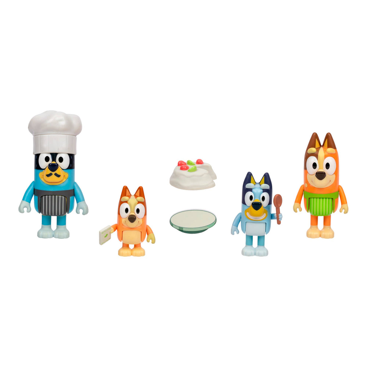 Toysmith - Moose Toys - Bluey Family 4-Pack Figure Set