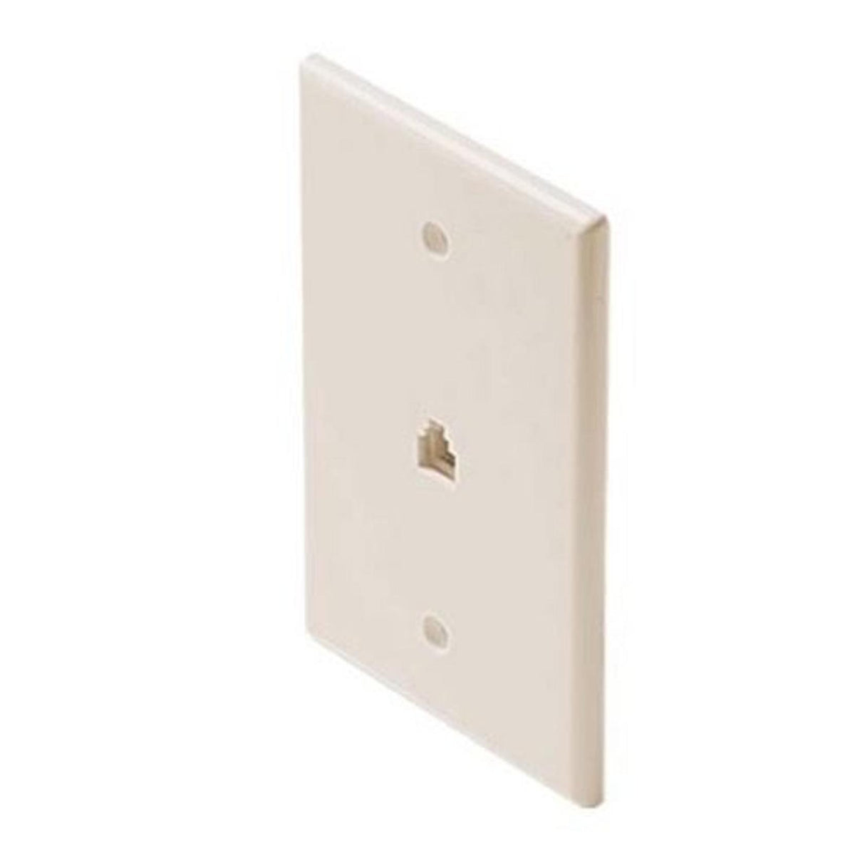 MID-SIZED 4C TEL WALL PLATE LIGHT ALMOND