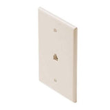 MID-SIZED 4C TEL WALL PLATE LIGHT ALMOND