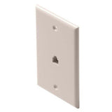 STANDARD 4C TEL WALL PLATE LIGHT ALMOND