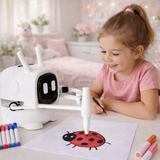 Funky Rico Inc - Smart Drawing Robot - With 192 Drawing Cards & Watercolor