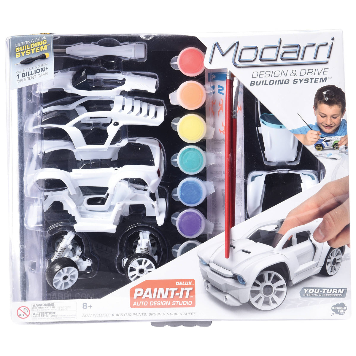US Toy Company - Modarri Deluxe Paint It Auto Design Studio Custom Race Car