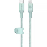 Anker - Bio-braided Usb C To Apple Lightning Cable 10ft - Green