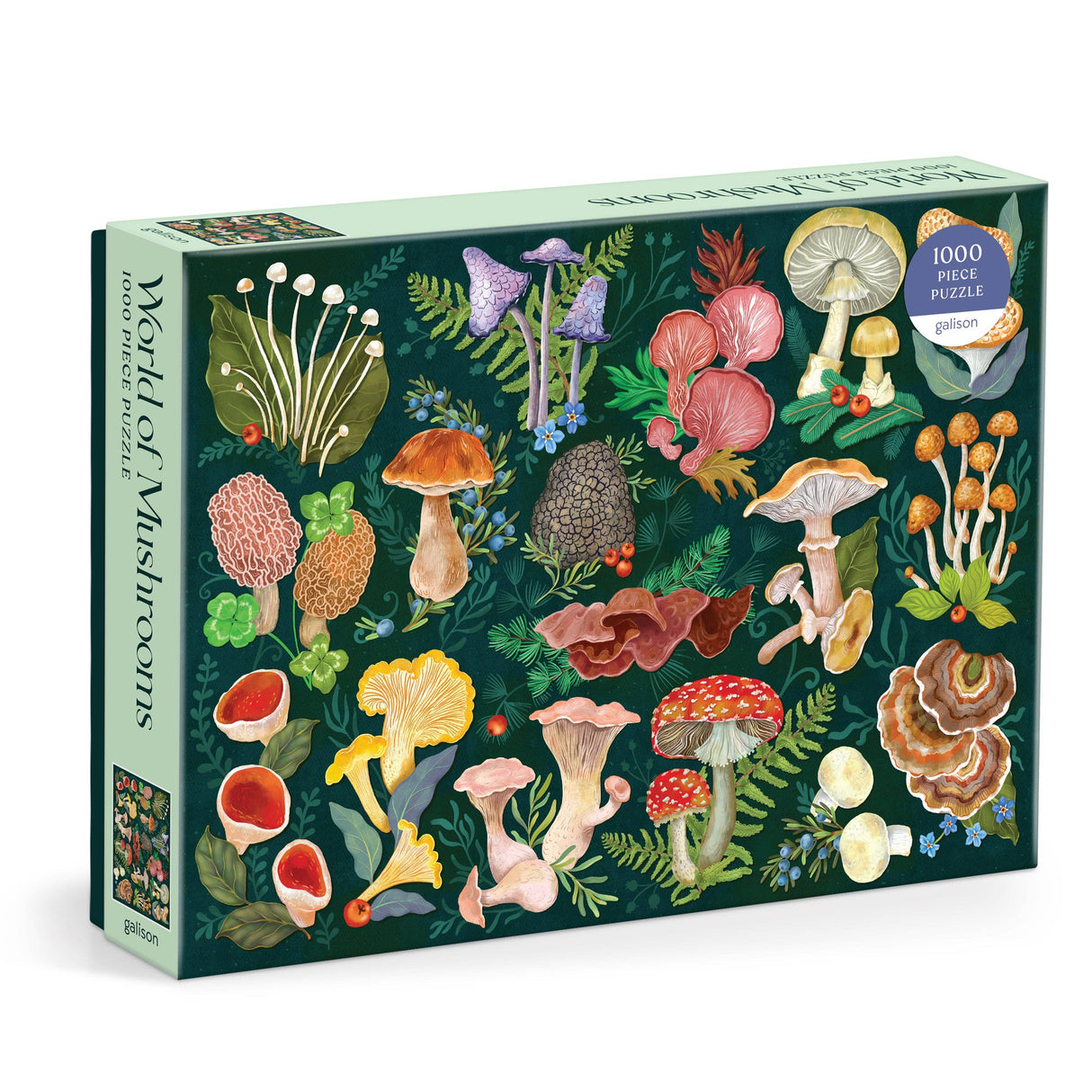 Galison - World of Mushrooms 1000 Piece Puzzle by Galison